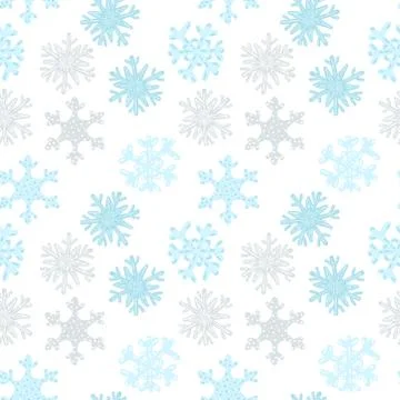 Winter seamless pattern Stock Illustration