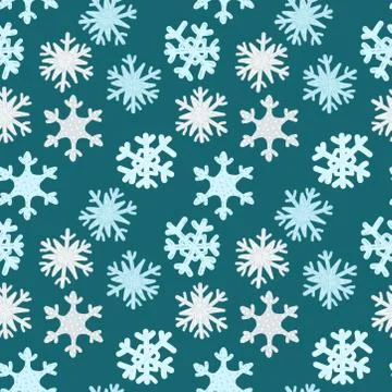 Winter seamless pattern Stock Illustration