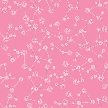 Winter seamless pattern with  snowflakes. Stock Illustration