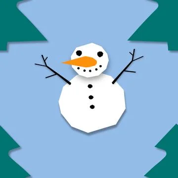 Winter seamless snowman pattern for fabrics and textiles and packaging Stock Photos
