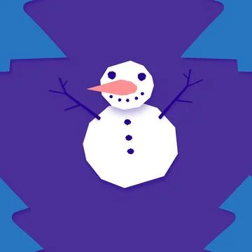 Winter seamless snowman pattern for fabrics and textiles and packaging Stock Photos