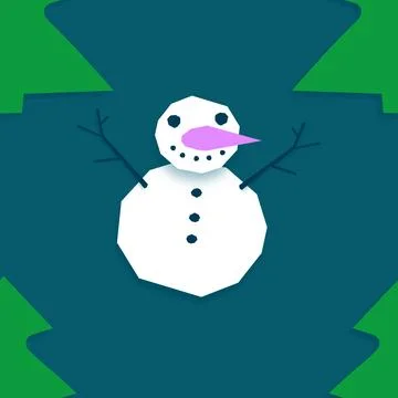 Winter seamless snowman pattern for fabrics and textiles and packaging Stock Photos