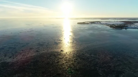 Winter Seascape 库存影片 101213596