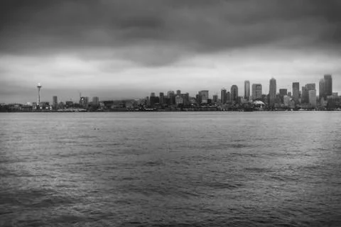 Winter in seattle Stock Photos