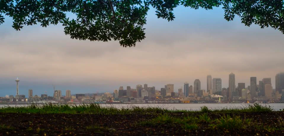 Winter in seattle Stock Photos