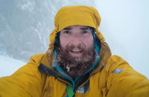 Winter selfie Stock Photos