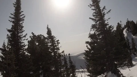 Winter Sheregesh Stock Footage 77715381