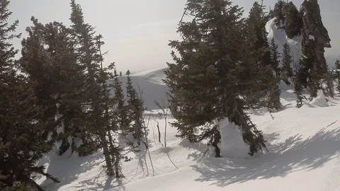 Winter Sheregesh Stock Footage 77715500