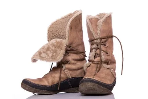 Winter shoes Stock Photos
