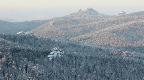 Winter in Siberia4 Stock Footage 10882175