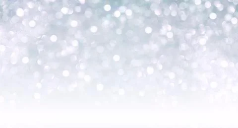 Winter silver blurred bokeh background, Christmas Stock Illustration
