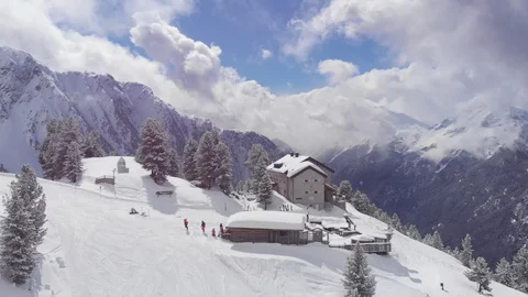 Winter ski resort 2 Video stock 107383904