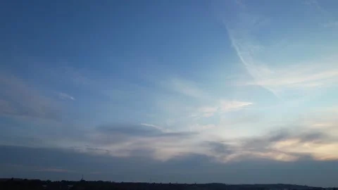 Winter Sky and Clouds over England Great Britain of UK Video stock 305821502