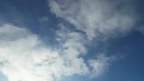 Winter Sky and Clouds over England Great Britain of UK Stock Footage 305881355