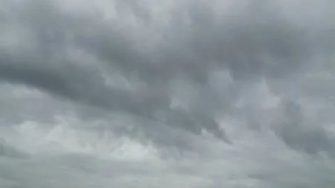 Winter Sky and Clouds over England Great Britain of UK Stock Footage 306268609