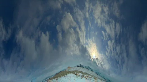 Winter Sky Stock Footage 329780