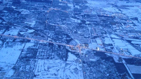 Winter Sky in Minnesota Stock-Footage 35903847