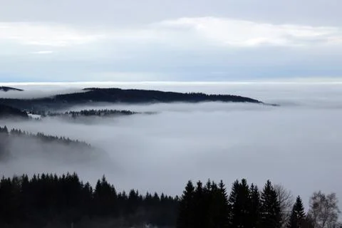 Winter sky Stock Photos