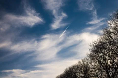 Winter sky Stock Photos