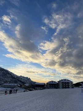 Winter sky Stock-Fotos