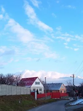 Winter sky 写真素材