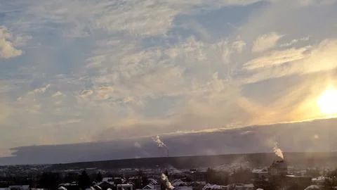 Winter sky Stock Photos