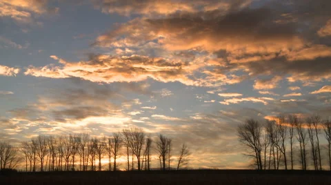 Winter sky time lapse 스톡 동영상 5095764