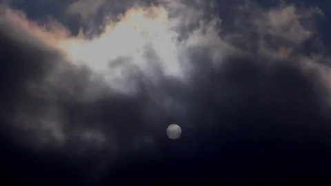 Winter sky in Vratna. Stock Footage 83257383