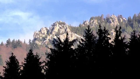 Winter sky in Vratna. Stock Footage 83257665