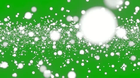 Winter slowly falling snow effect (Chroma key). 4K animation. Stock Footage 223348520