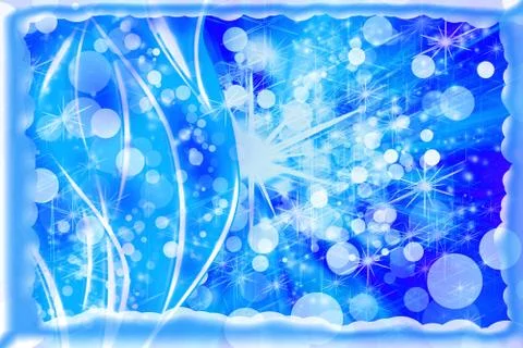 Winter snow background Stock Illustration