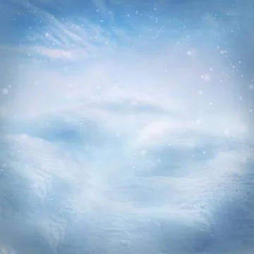 Winter snow background Stock Illustration