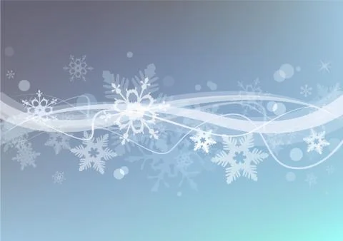 Winter snow  background. Stock Illustration