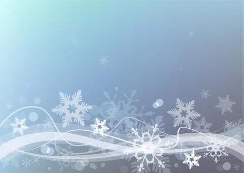 Winter snow  background. Stock Illustration