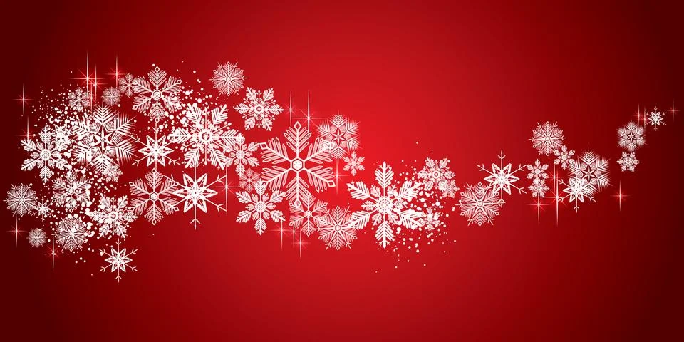 Winter snow background Stock Illustration