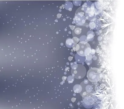 Winter snow background Stock Illustration