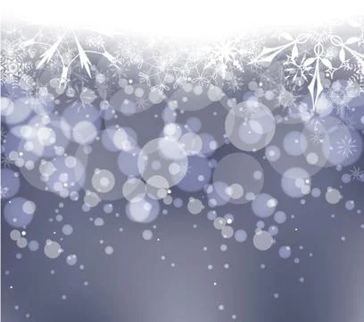 Winter snow background Stock Illustration