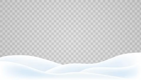 Winter snow background with soft blue snowy hills. White snowdrifts and gentle Stock Illustration