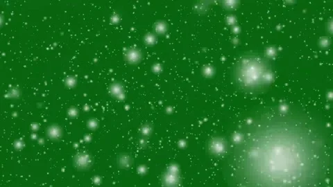 Winter snow effect, snow falling background animation on green screen. Stock Footage 296152897