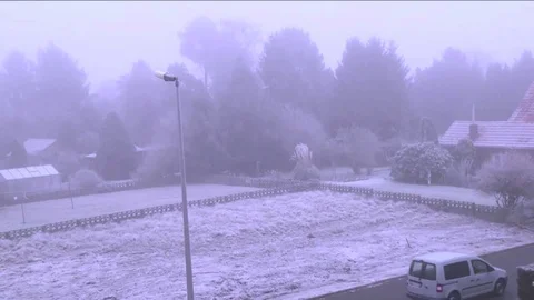 WINTER, SNOW FALL- ICE COLD Stock Footage 71077004