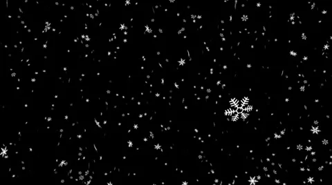 Winter snow fall - seamless loop Stock Footage 32328308