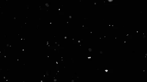 Winter Snow falling on black background ... | Stock Video | Pond5