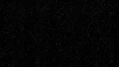 Winter snow falling on black background, seamless loop Video stock 257134298