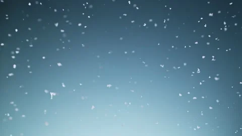 Winter Snow falling on black background in 4K Stock Footage 292817699