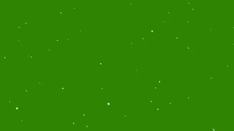 Winter Snow, Falling snow animation loop Slow motion green screen background Stock Footage 131212011