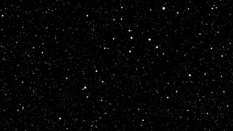Winter Snow, Falling snow animation on black background Stock Footage 253417165