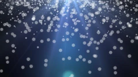 Winter Snow Flake abstract Background Stock Illustration