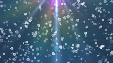 Winter Snow Flake abstract Background Stock Illustration