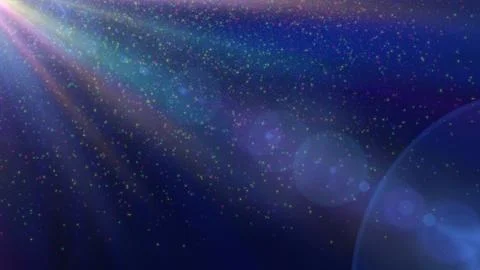 Winter snow flakes fall down Stock Illustration