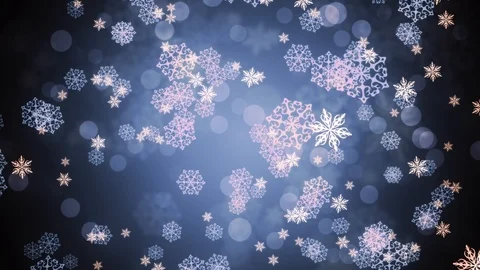 Winter Snow Flakes Stock Footage 91054335